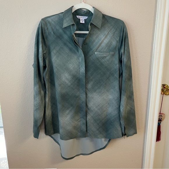 Athleta Urbanite Long Sleeve Button Down Top for Women, Size XS - Picture 4 of 7